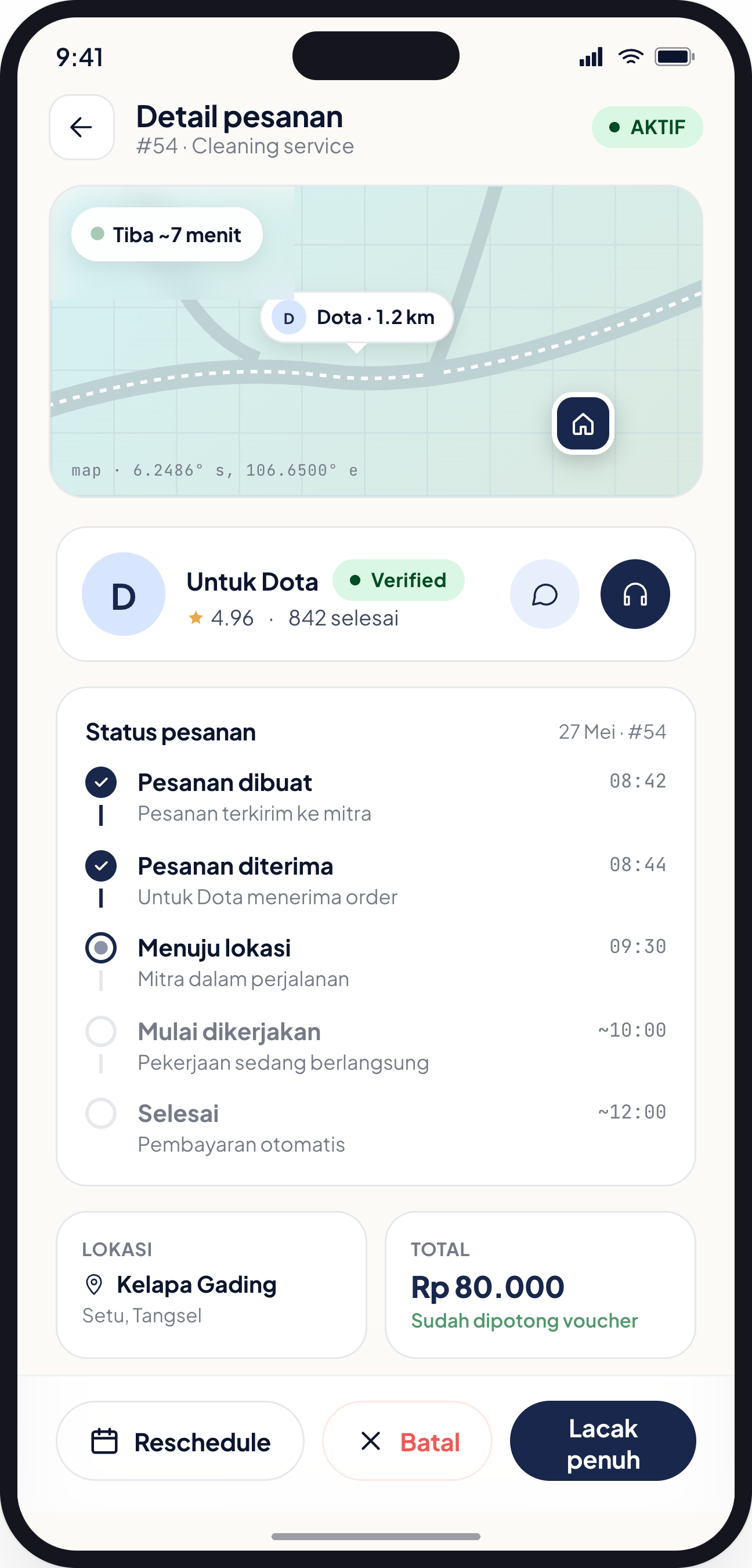 App screenshot